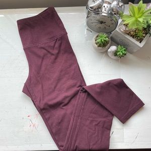 Burgundy Garage Leggings
